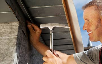 Ilketshall St Lawrence fascia installation